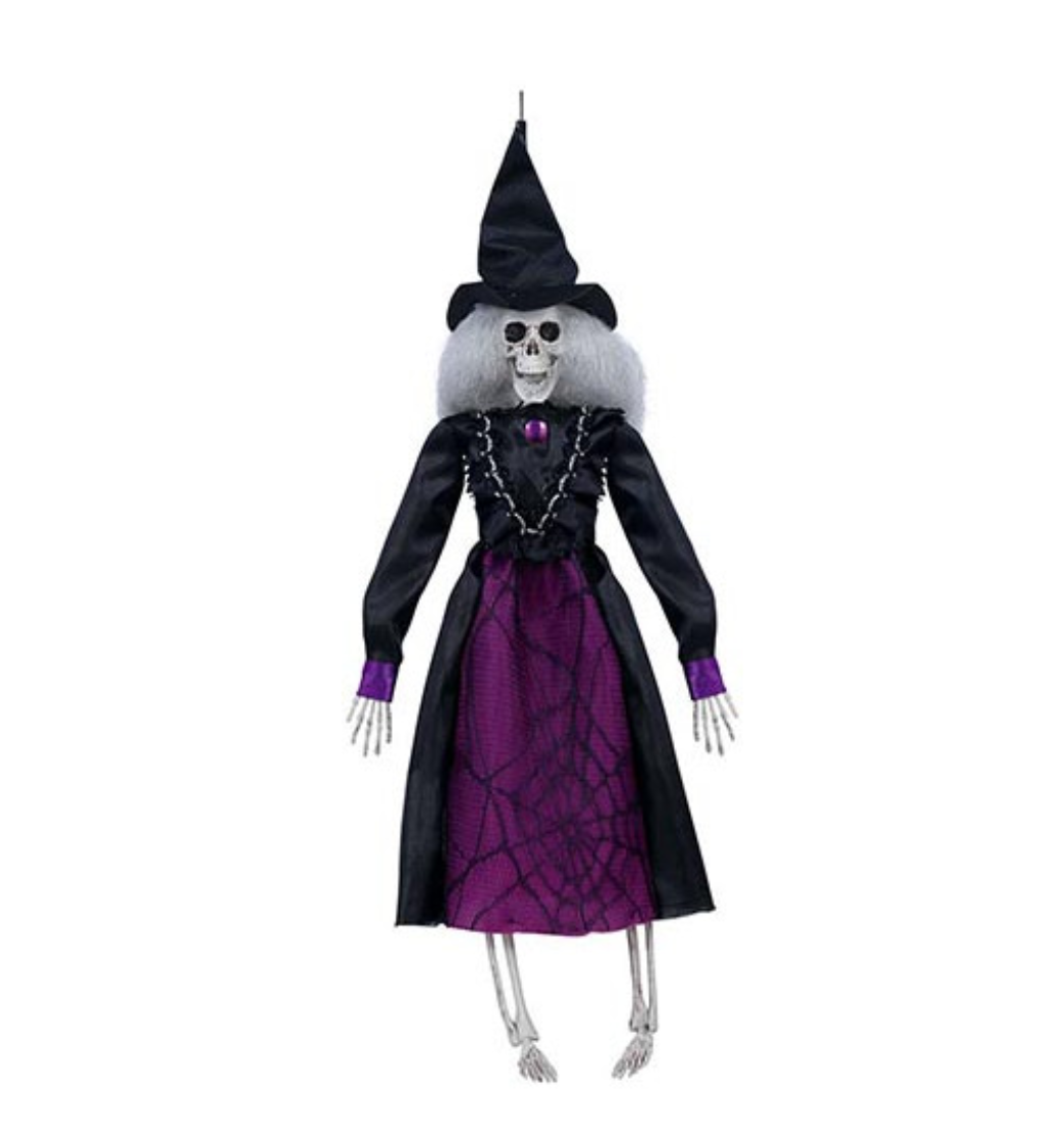 Strašidelná čarodějnice na zavěšení