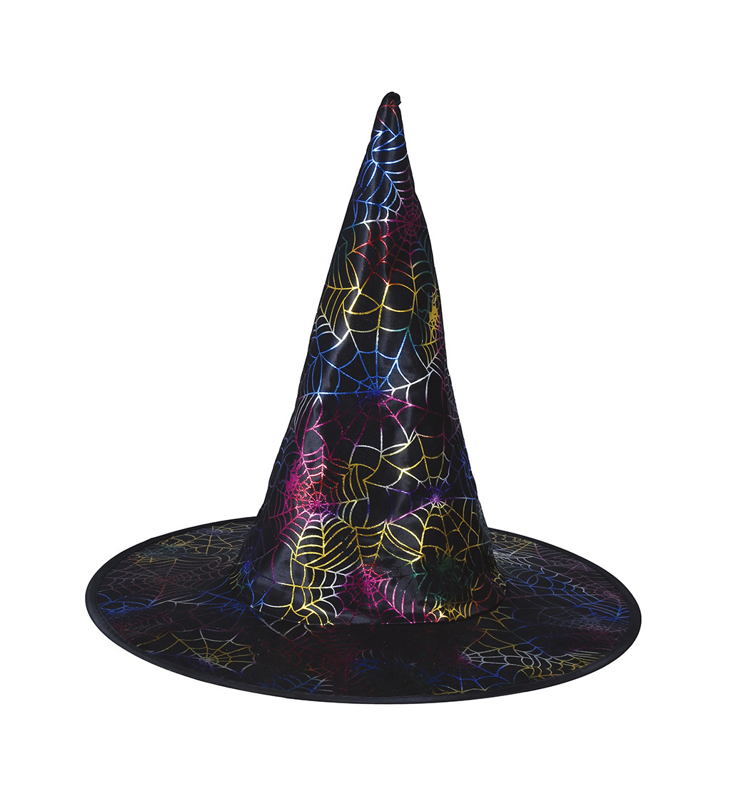 Klobouk pro malé čarodějky s pavučinou