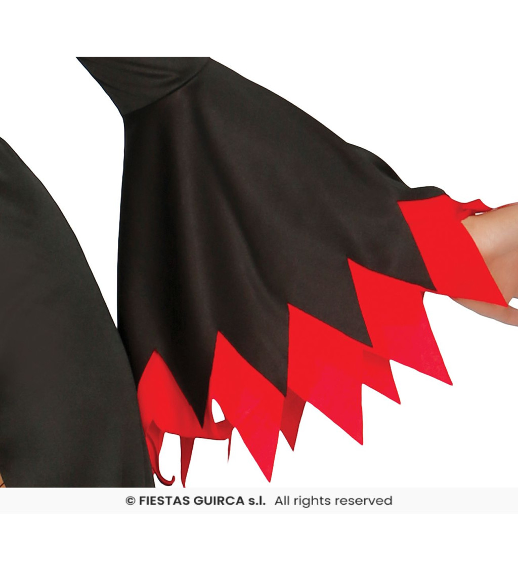 Dámský kostým červené čarodějnice