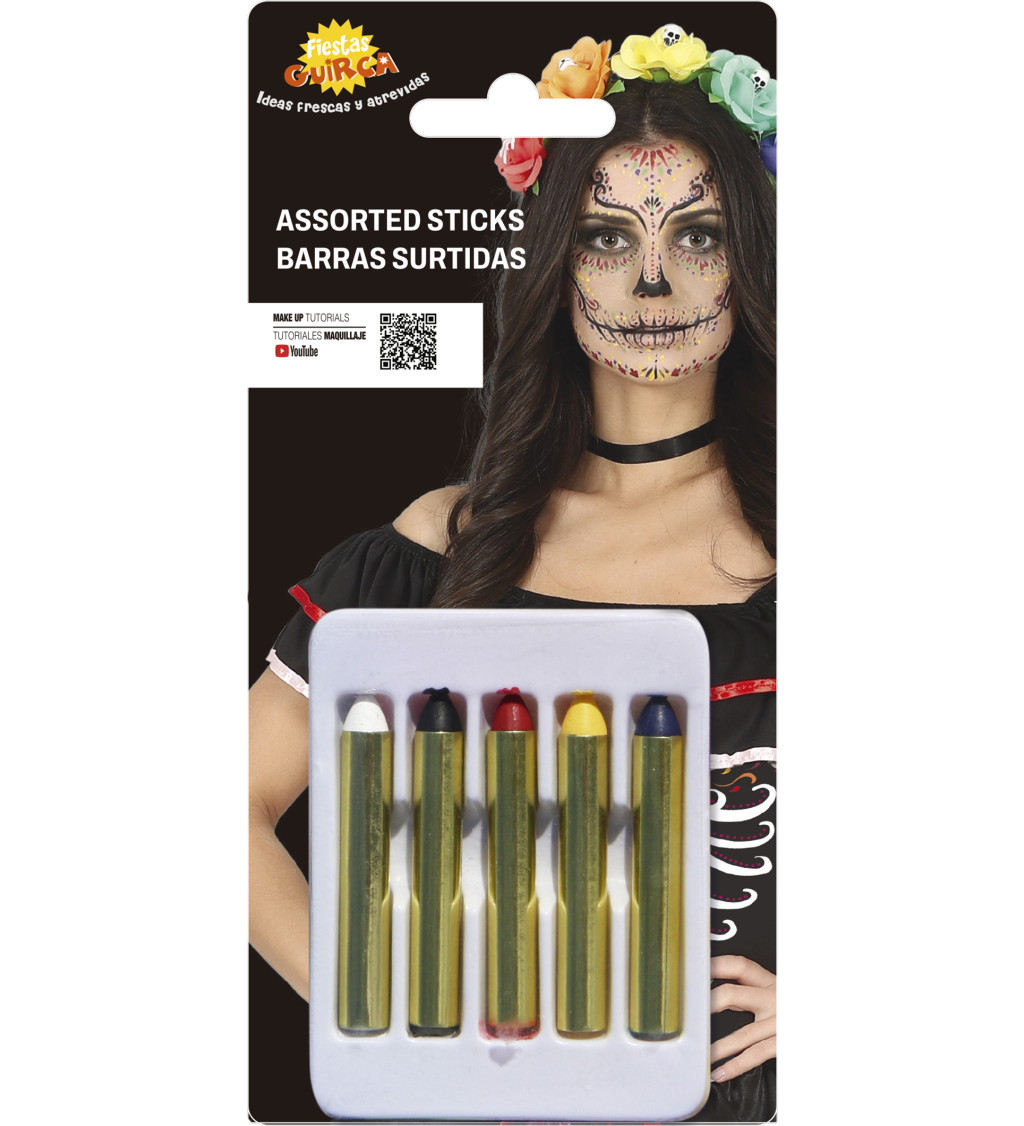 Barevné líčicí tužky – sada