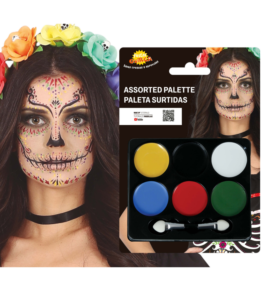 Barevná paletka na líčení