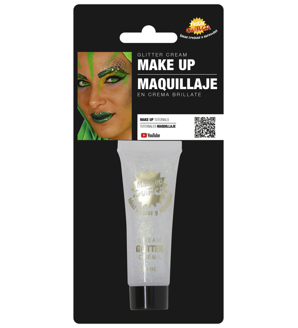 Holografický třpytivý krémový make-up