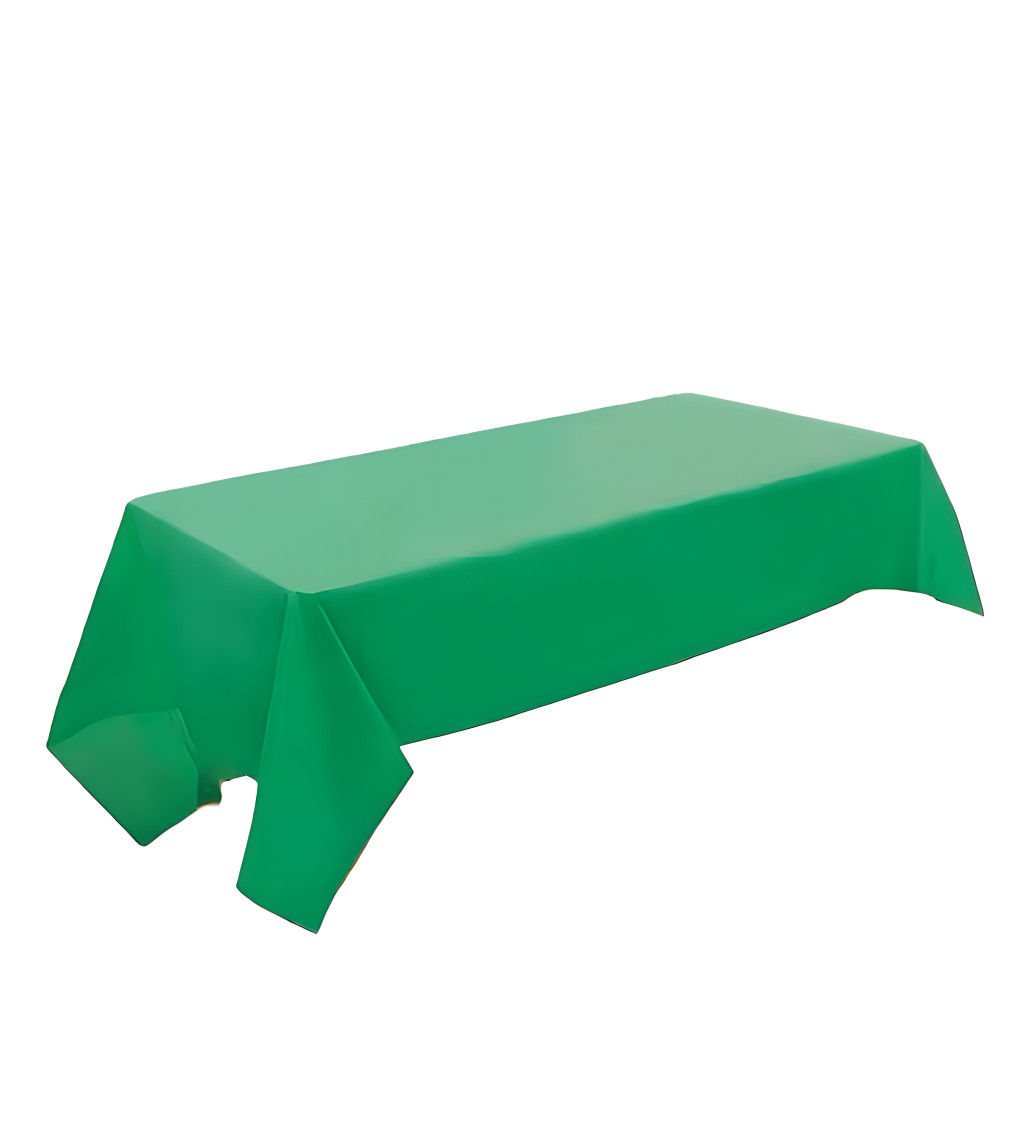 Praktický plastový ubrus zelený 137 × 274 cm