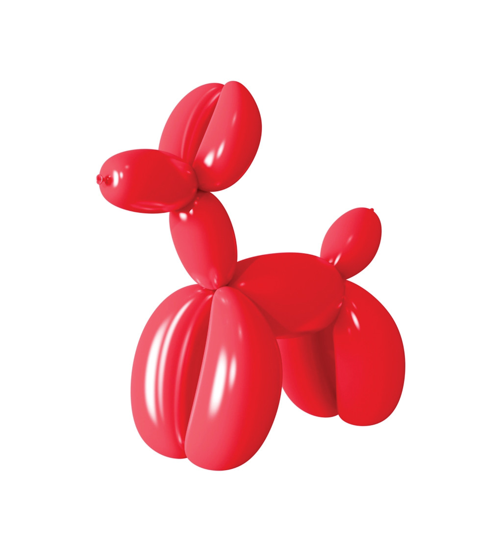 Balónky na modelování – červené