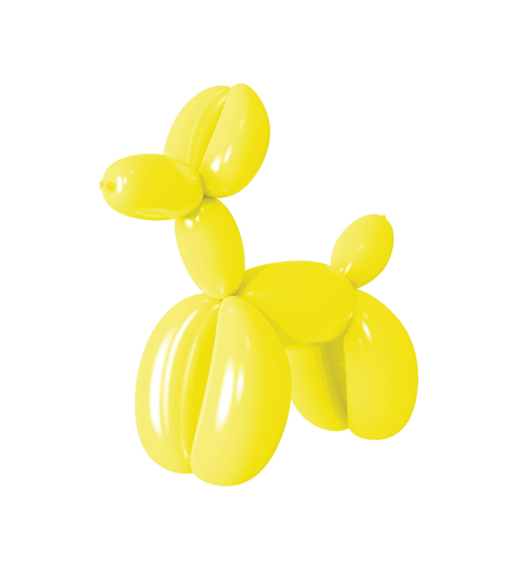 Balónky na modelování – žluté