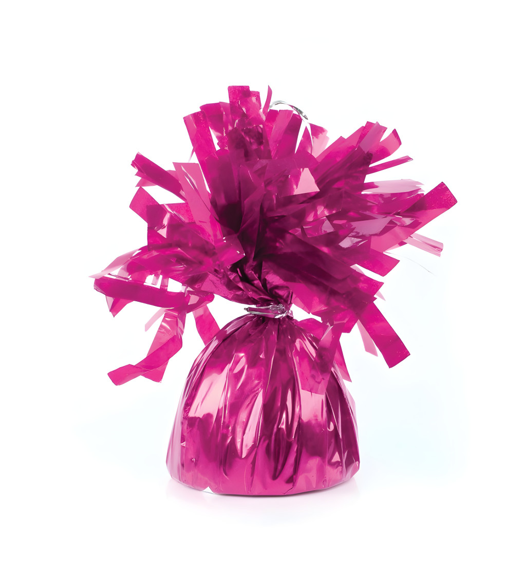 Těžítko na balónky – tmavě růžové