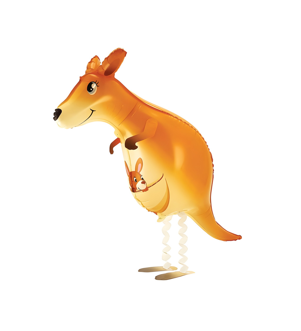 Chodící fóliový balónek – klokan