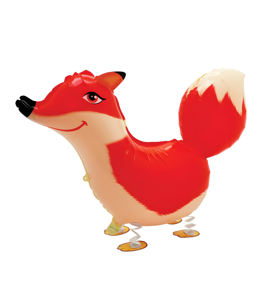 Chodící fóliový balónek – liška