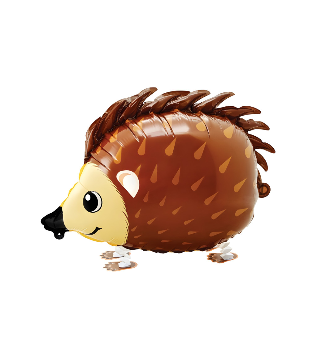 Chodící fóliový balónek – ježek