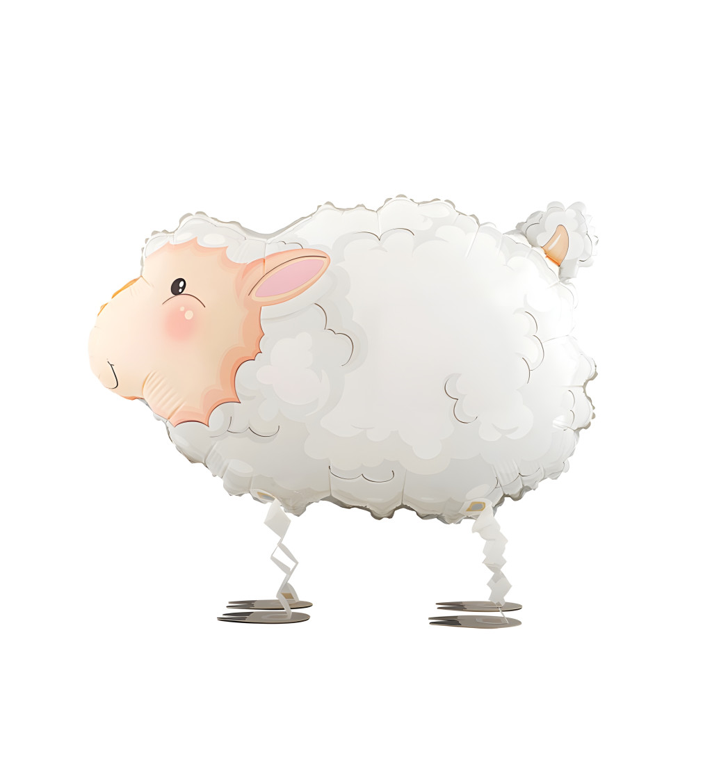 Chodící fóliový balónek – ovce