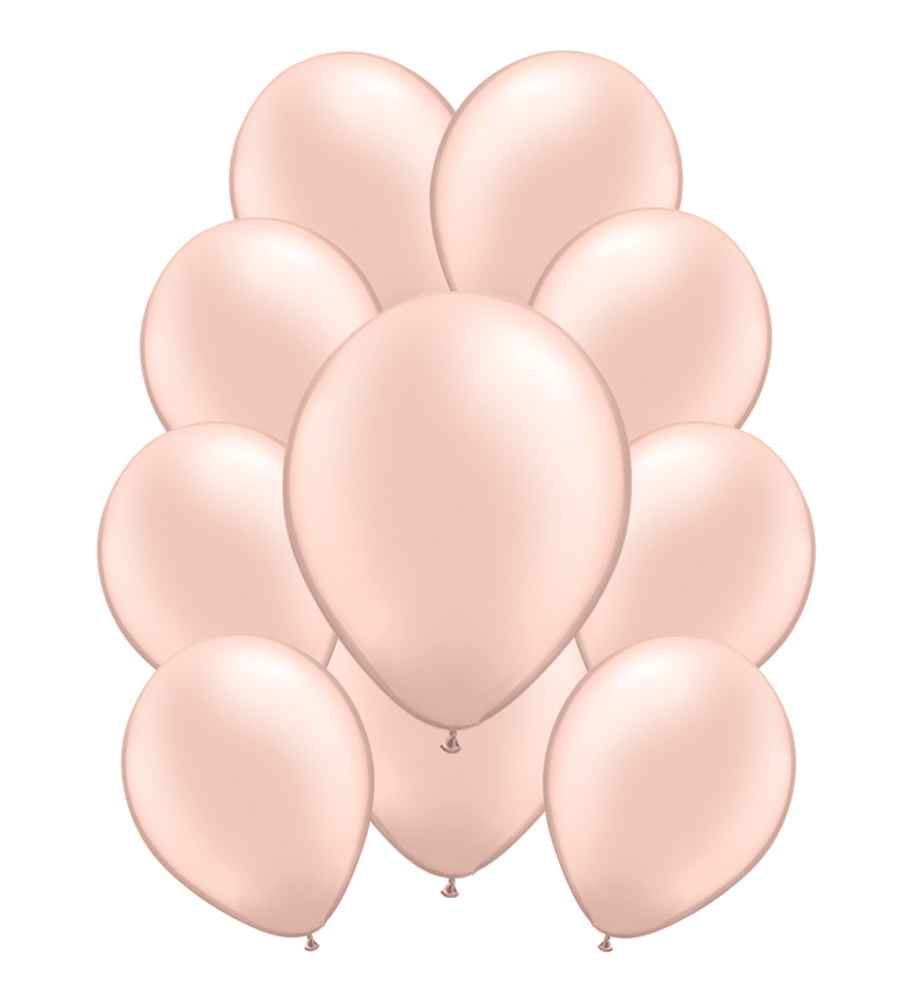 Latexové balónky pastelové – broskvově oranžové