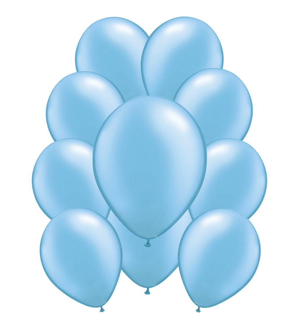 Latexové balónky pastelové – baby modré