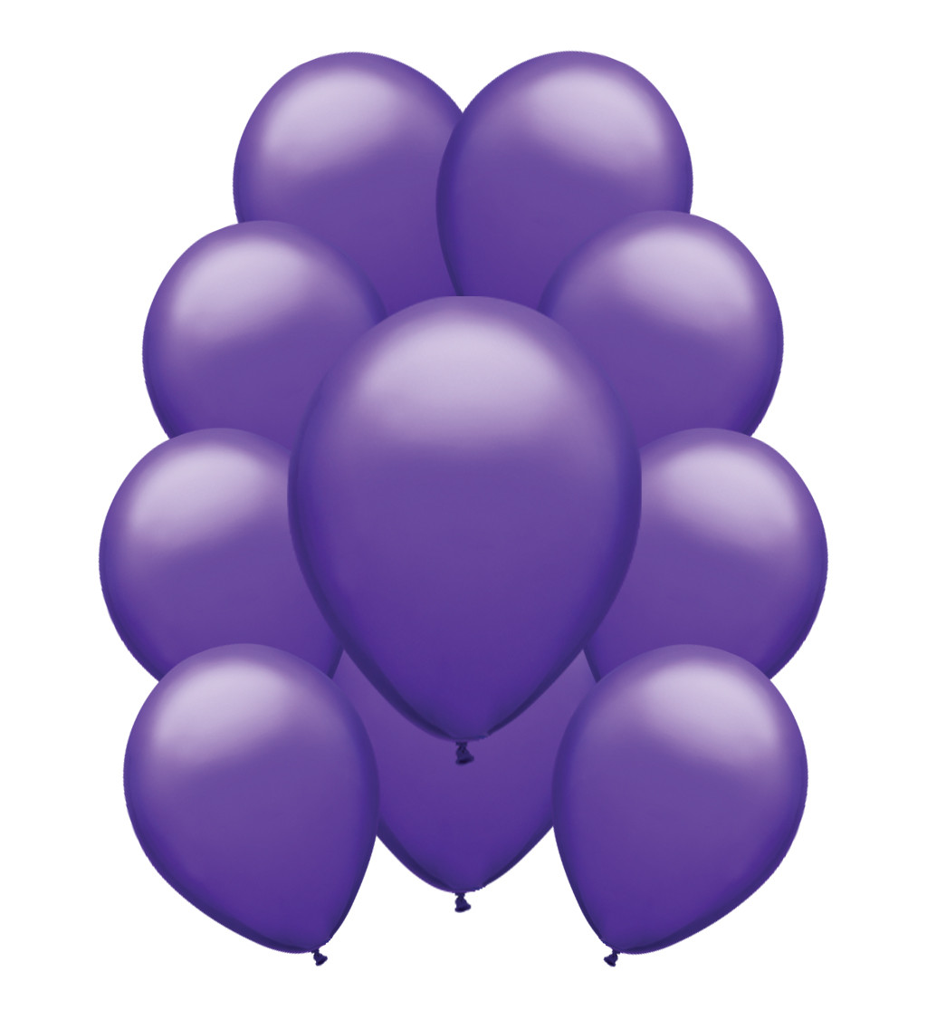 Latexové balónky pastelové – tmavě fialové