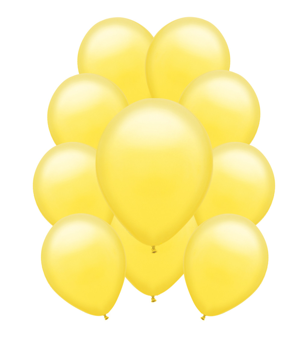Latexové balónky pastelové – žluté