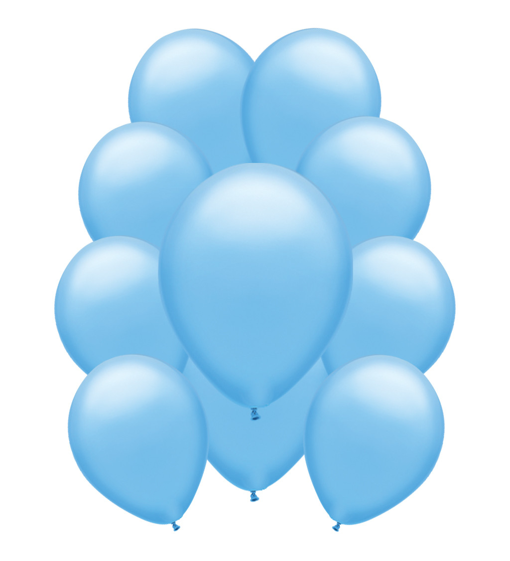 Latexové balónky pastelové – světle modré
