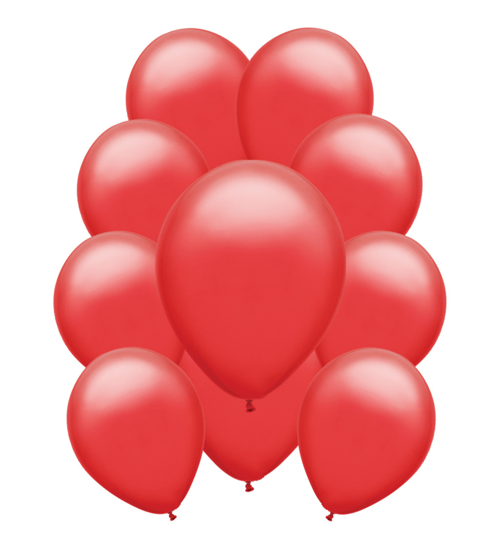 Latexové balónky pastelové – červené