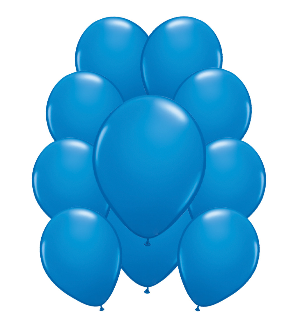 Latexové balónky metalické – tmavě modré