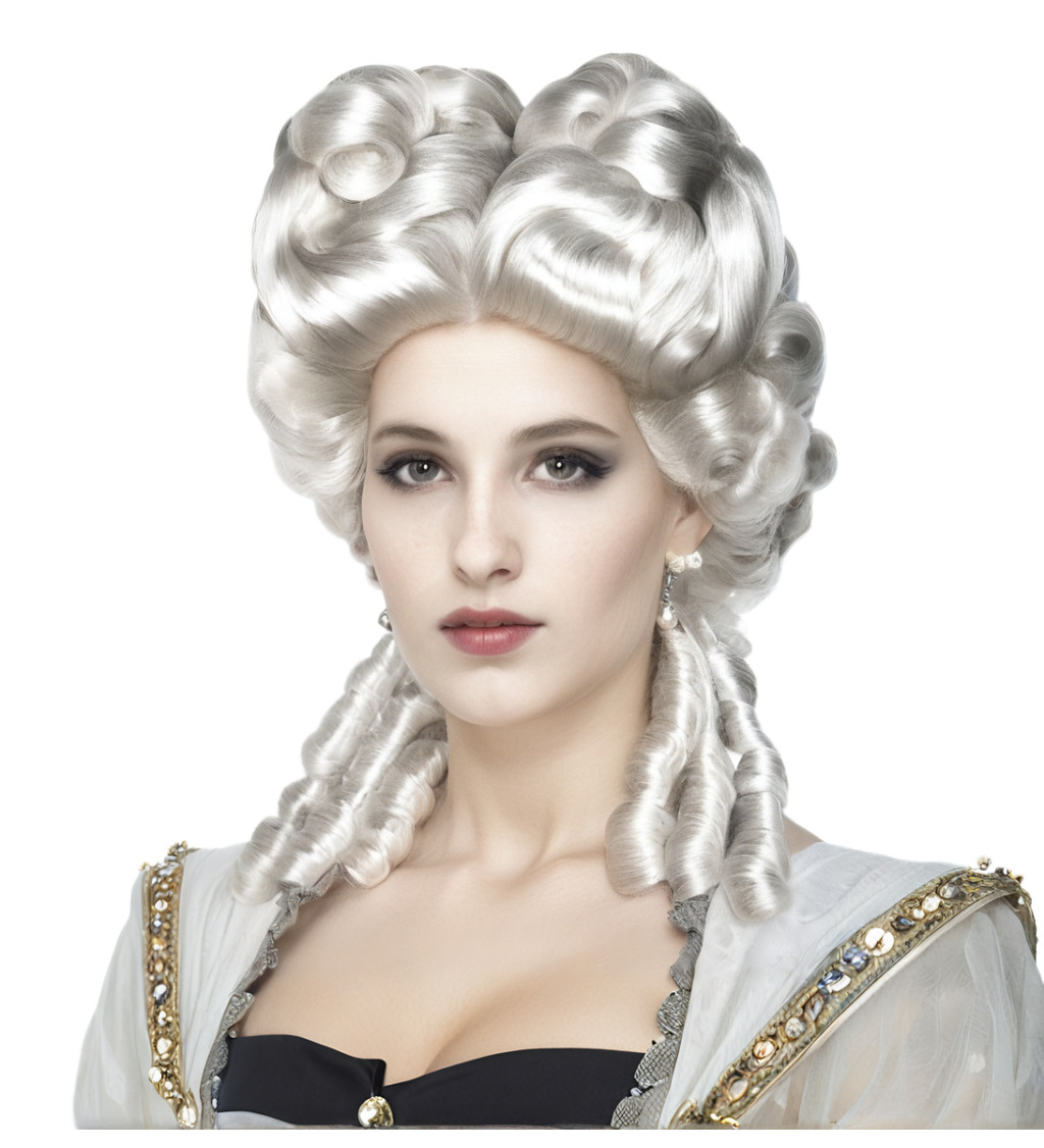 Dámská paruka barokní královna
