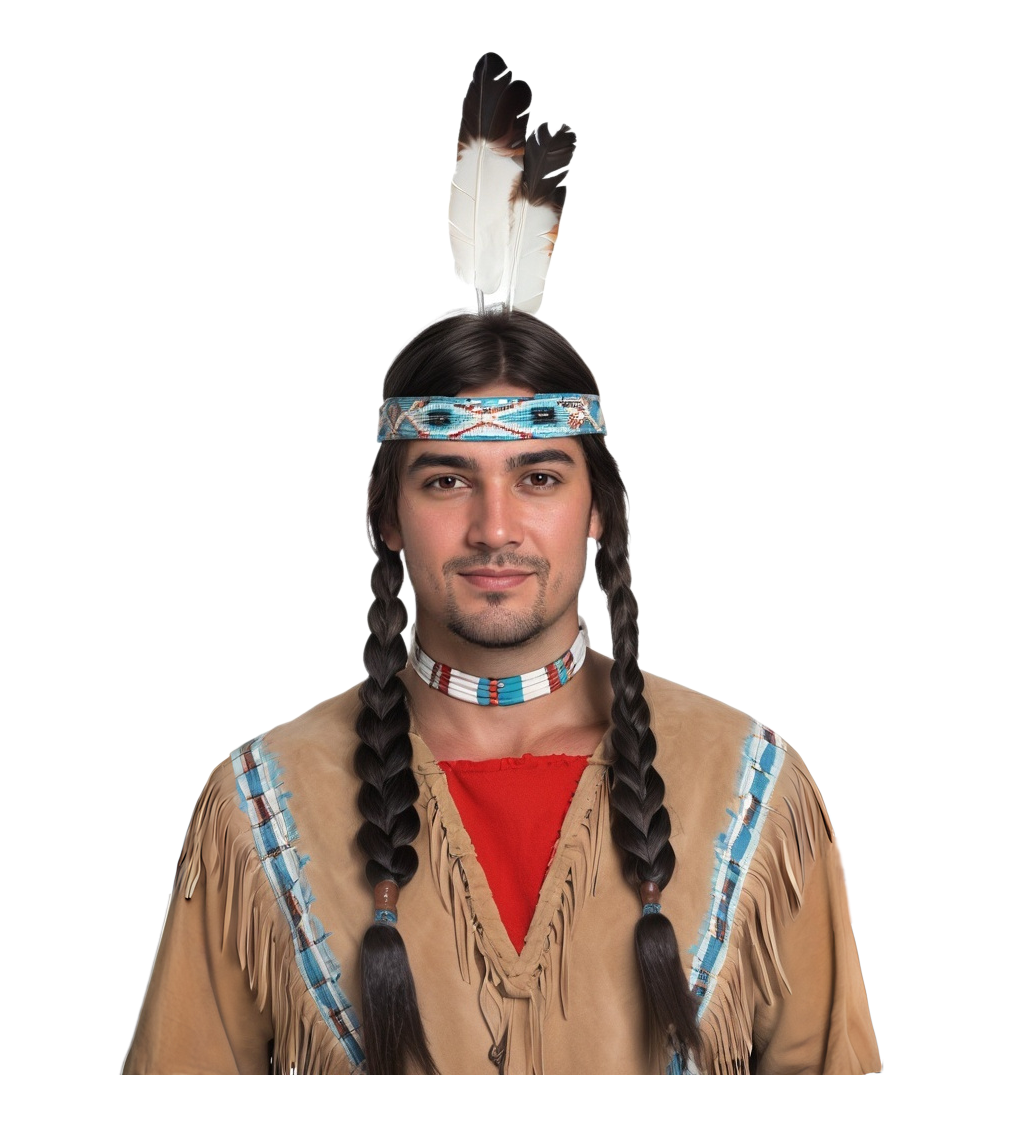 Pánská paruka náčelník