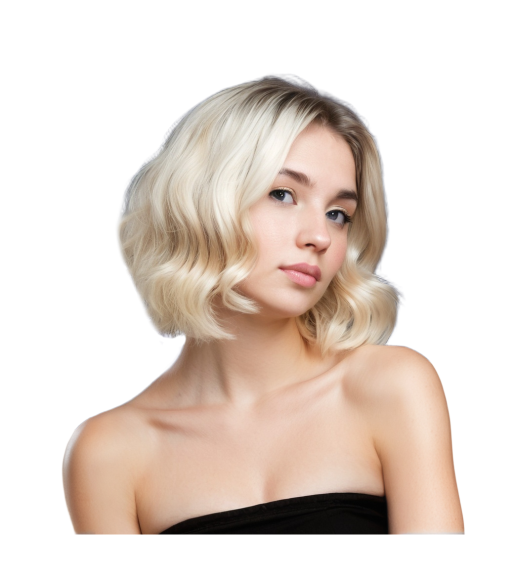 Dámská paruka Christine – blond, přirozený styl