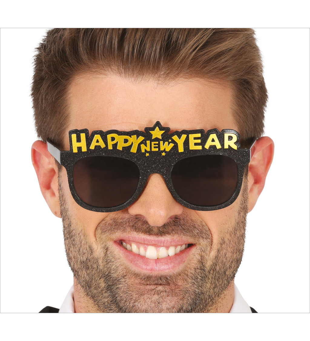 Silvestrovské brýle Happy New Year