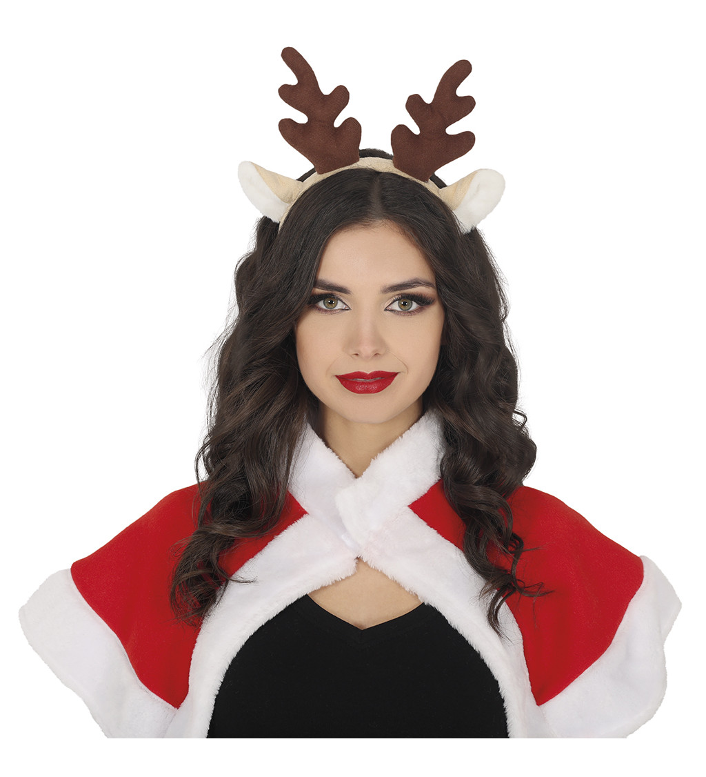 Vánoční sobí čelenka