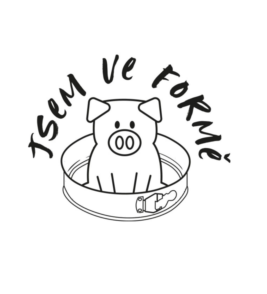 Dámské bílé tričko – Jsem ve formě