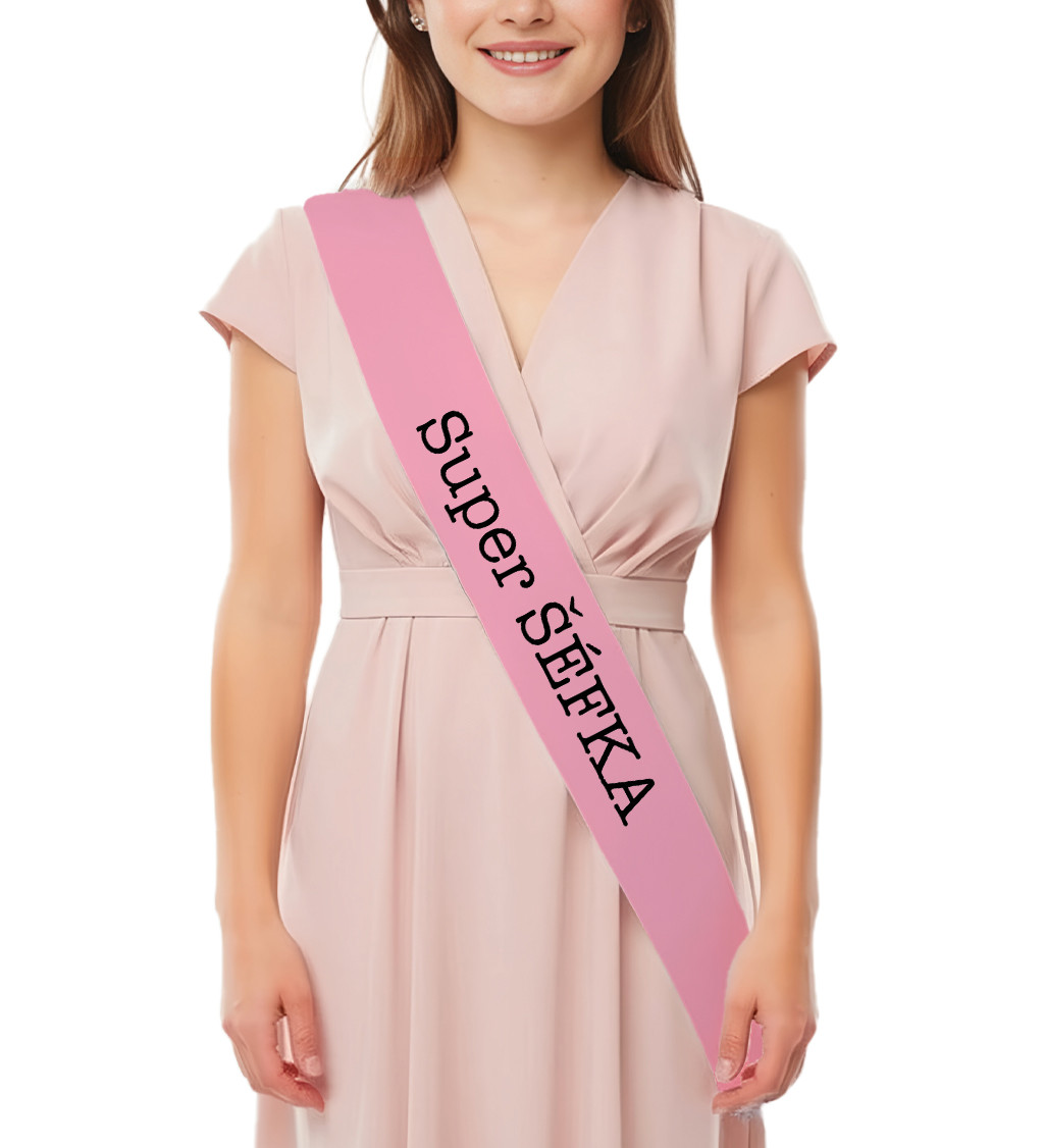 Super ŠÉFKA – slavnostní šerpa