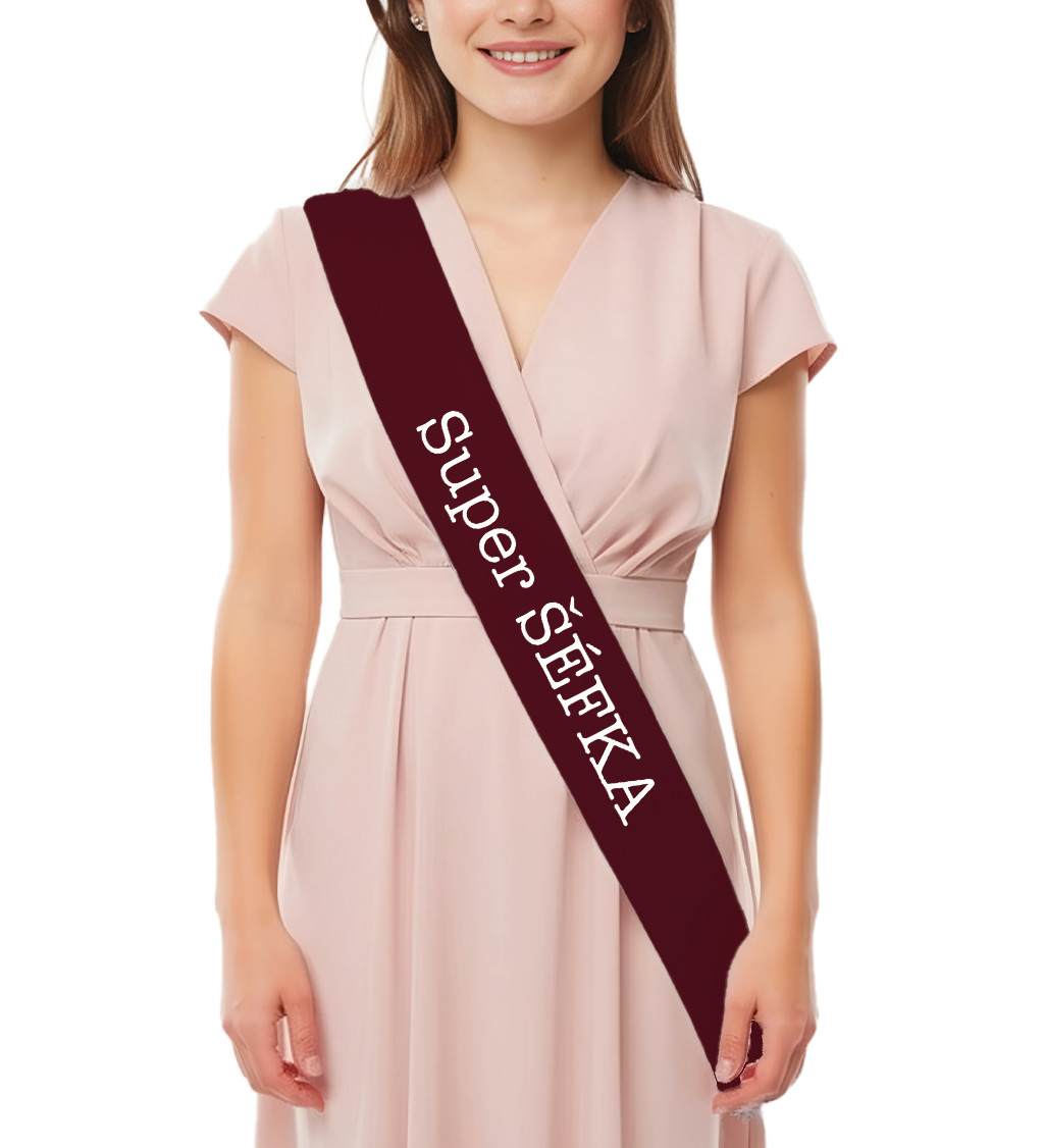 Super ŠÉFKA – slavnostní šerpa