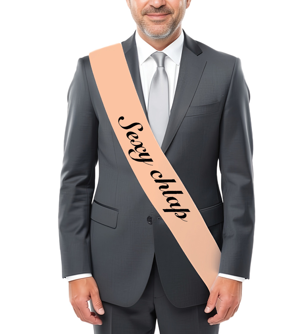 Sexy chlap – elegantní a vtipná šerpa