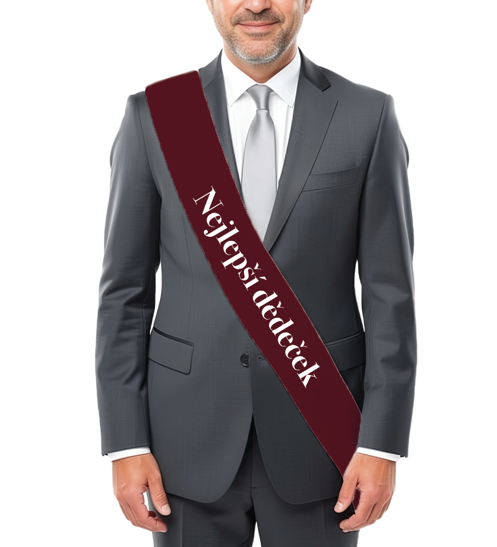 Nejlepší dědeček – slavnostní šerpa