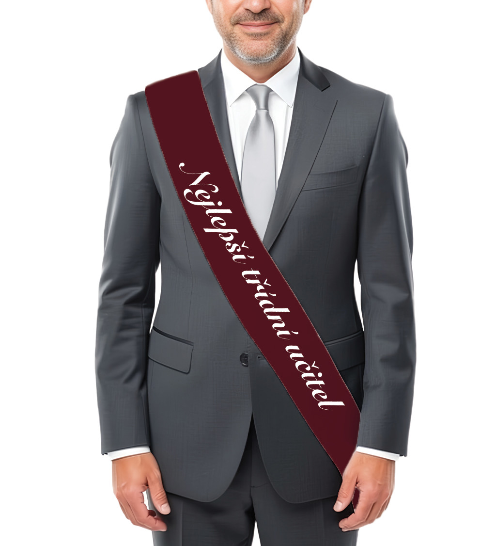 Nejlepší třídní učitel – elegantní šerpa