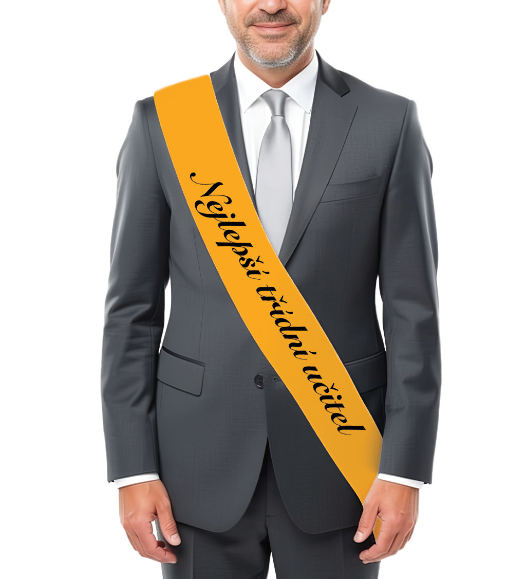 Nejlepší třídní učitel – elegantní šerpa