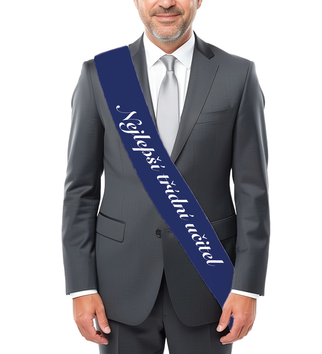 Nejlepší třídní učitel – elegantní šerpa