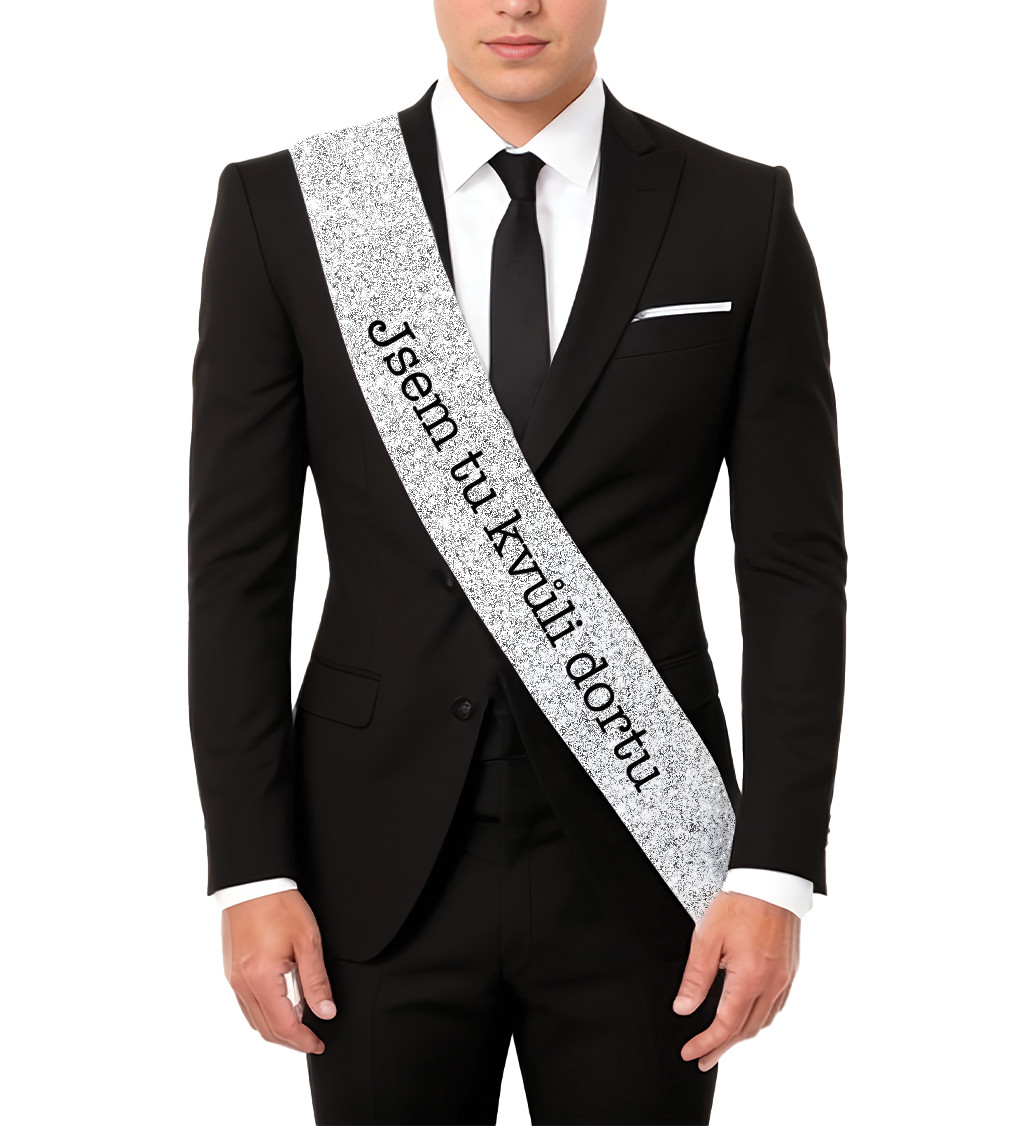 Jsem tu kvůli dortu – zábavná šerpa