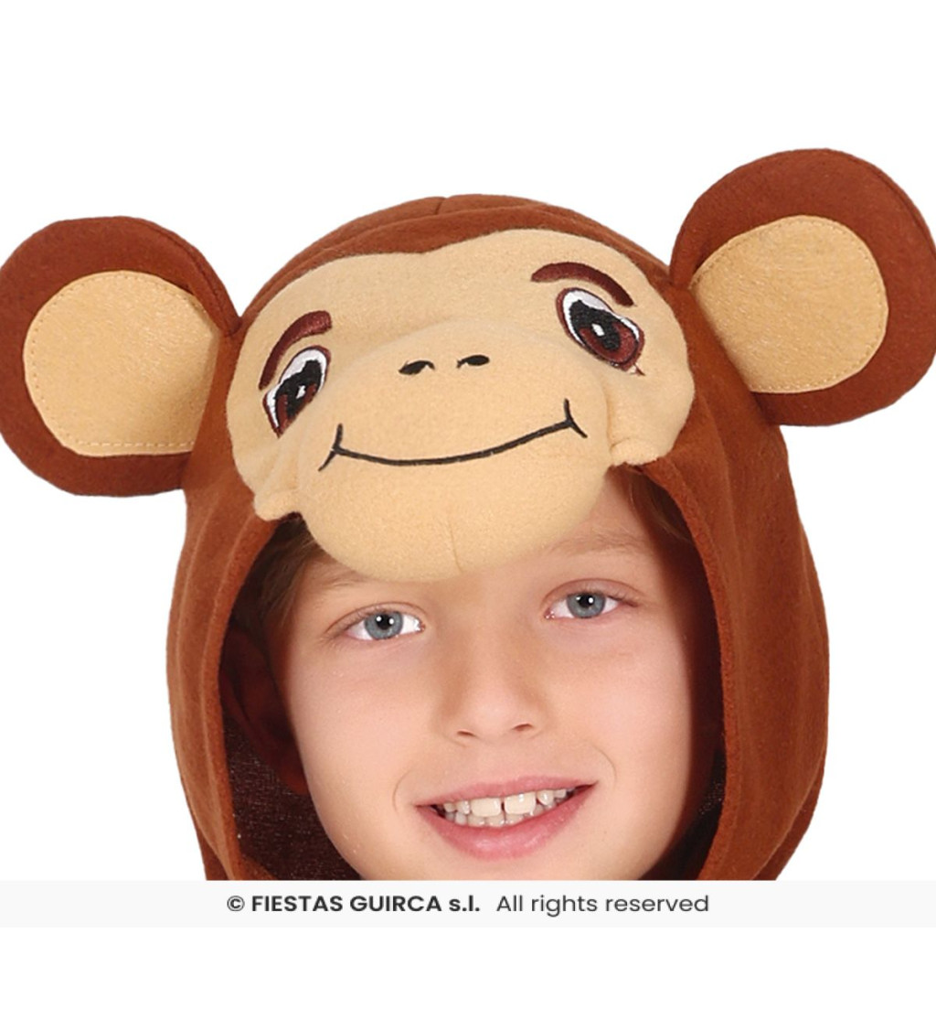 Dětský opičí kostým s ocáskem