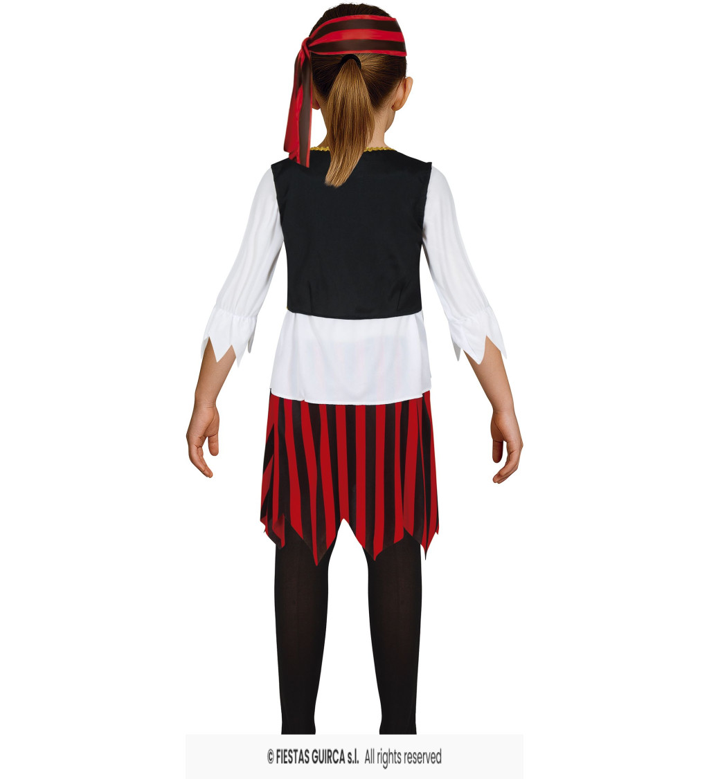 Malá pirátka – dětský kostým