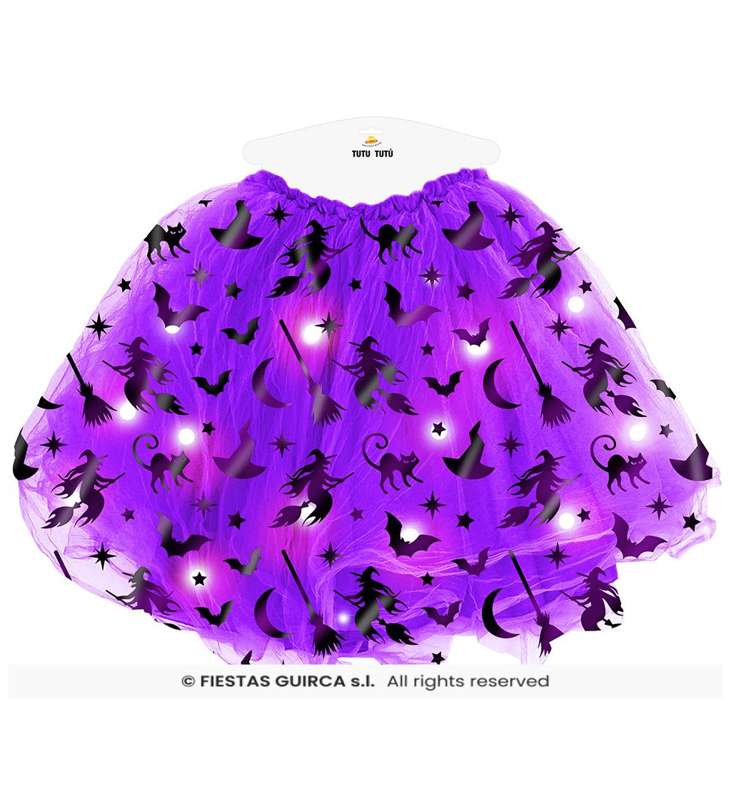 Čarodějnická tutu sukně se světýlky