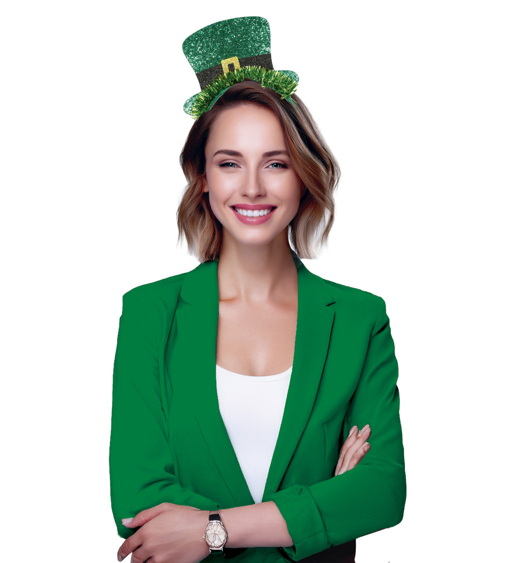 Čelenka se zeleným kloboukem – Sv. Patrik