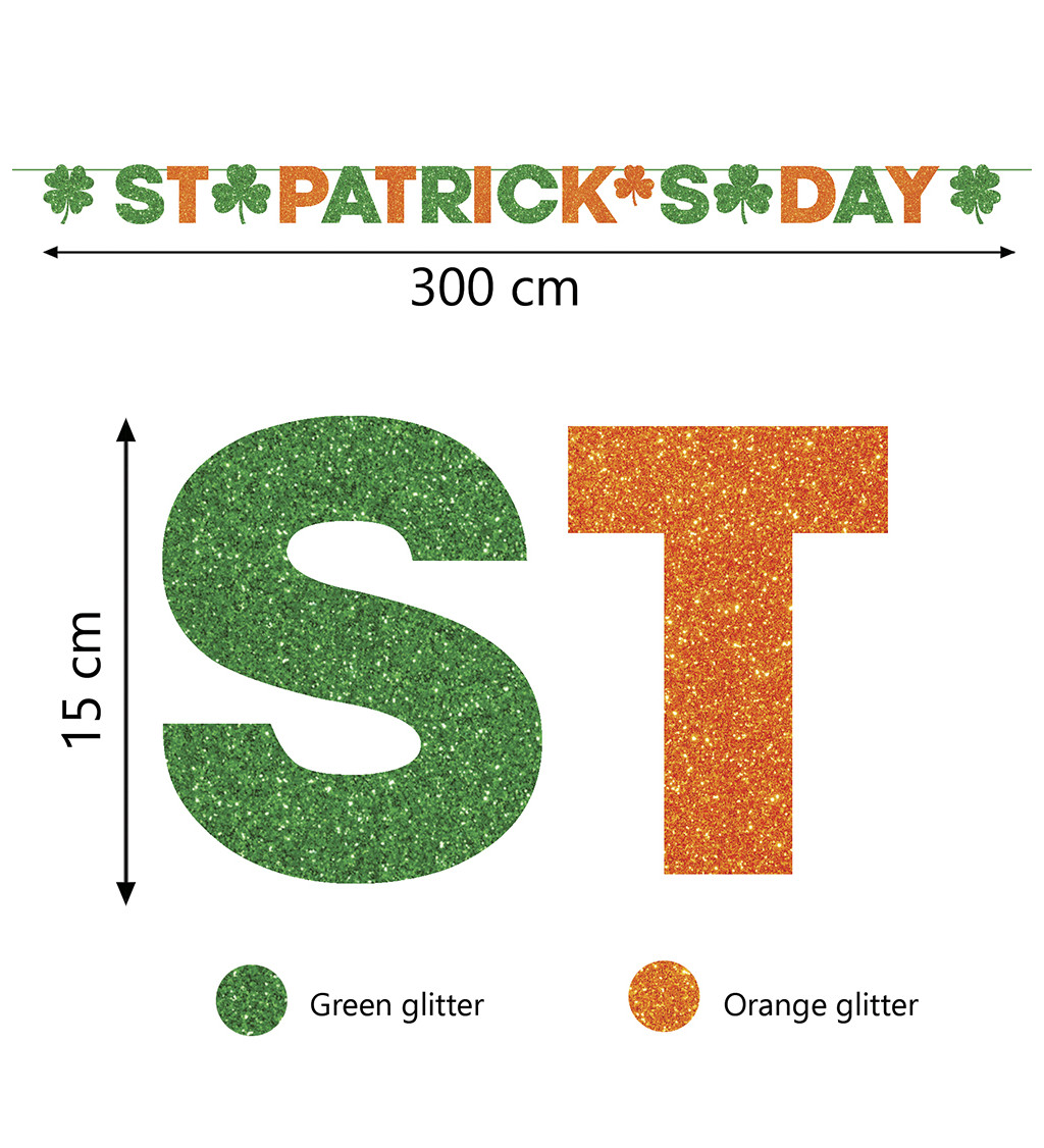 Sv. Patrik – girlanda