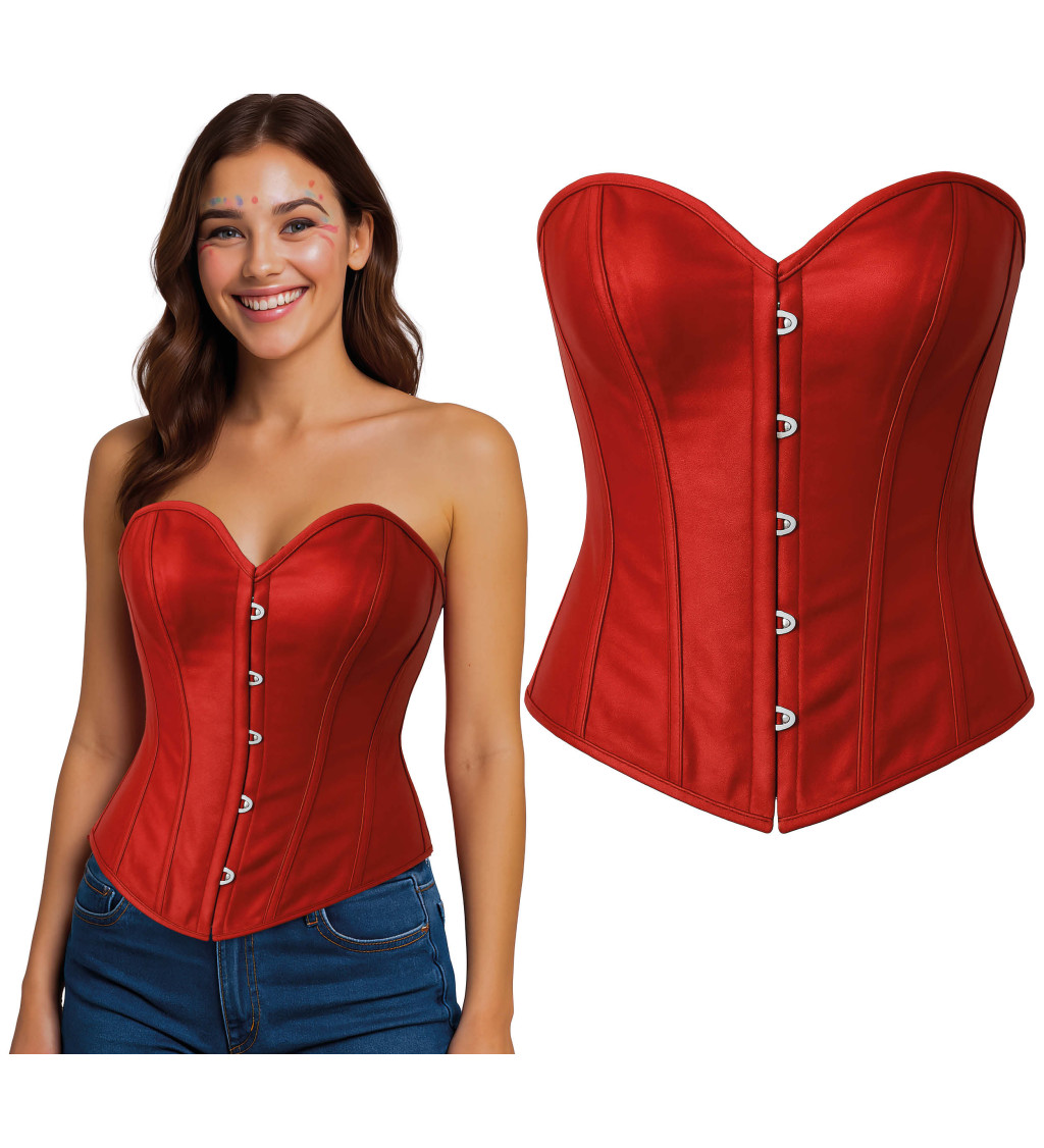 Červený korzet