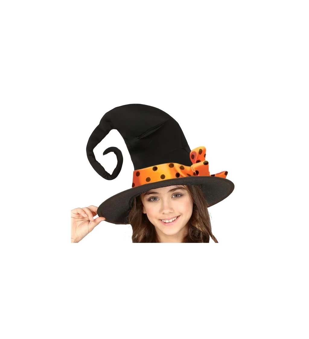 Dětský kostým Čarodějnice oranžová magie