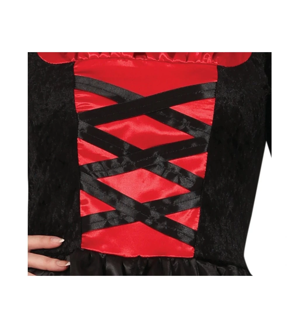 Dámský kostým Upírka temná elegance