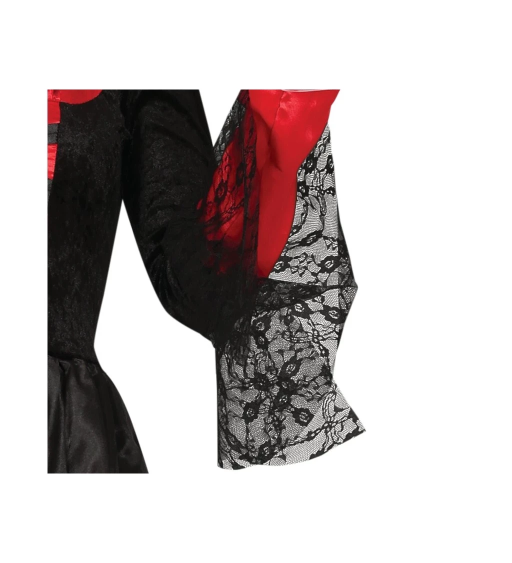 Dámský kostým Upírka temná elegance