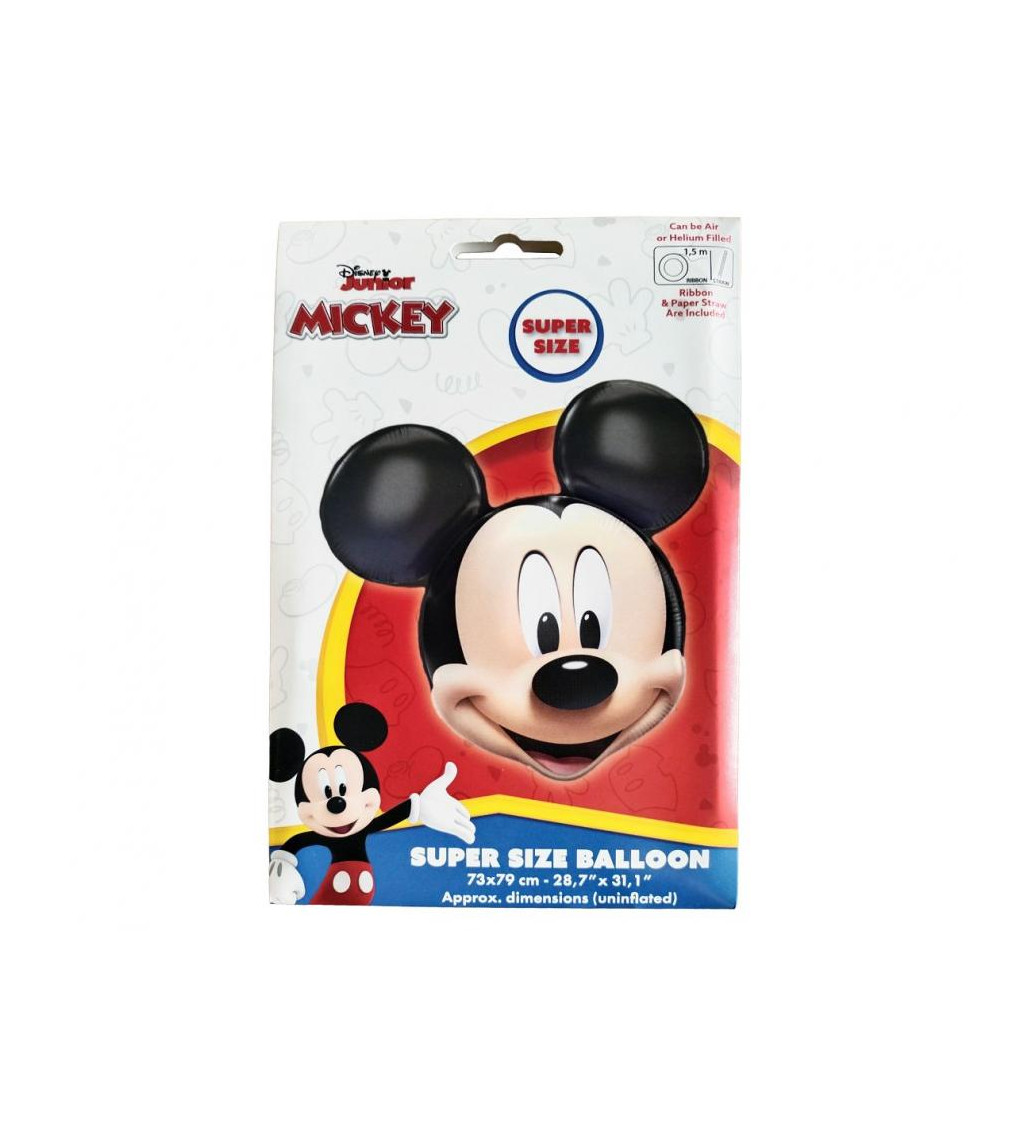 Fóliový balónek Mickey Mouse hlava