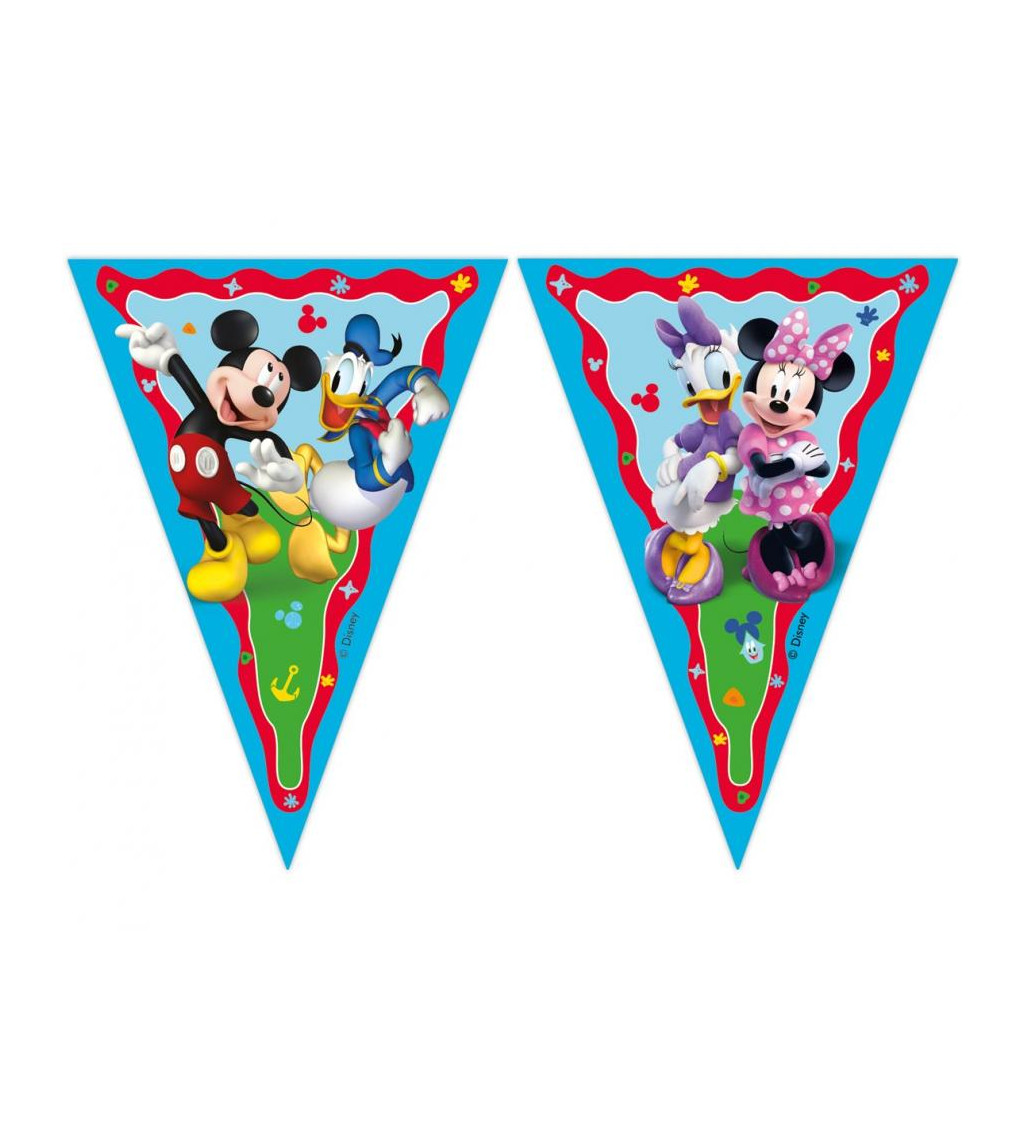 Mickey Rock The House – vlaječková girlanda Disney