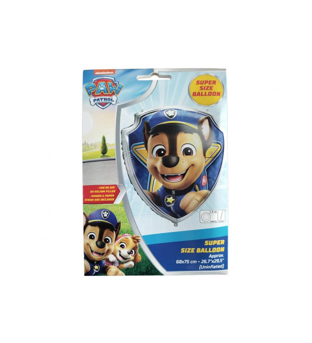 Fóliový balónek Chase – Paw Patrol o