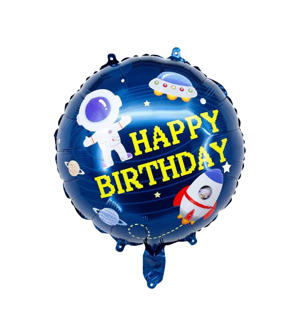 Fóliový balónek Happy Birthday – Vesmír 45 cm
