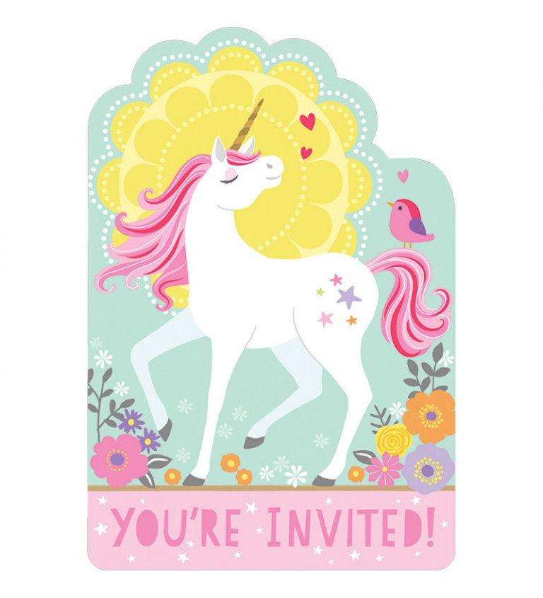 Party Pozvánky - Unicorn