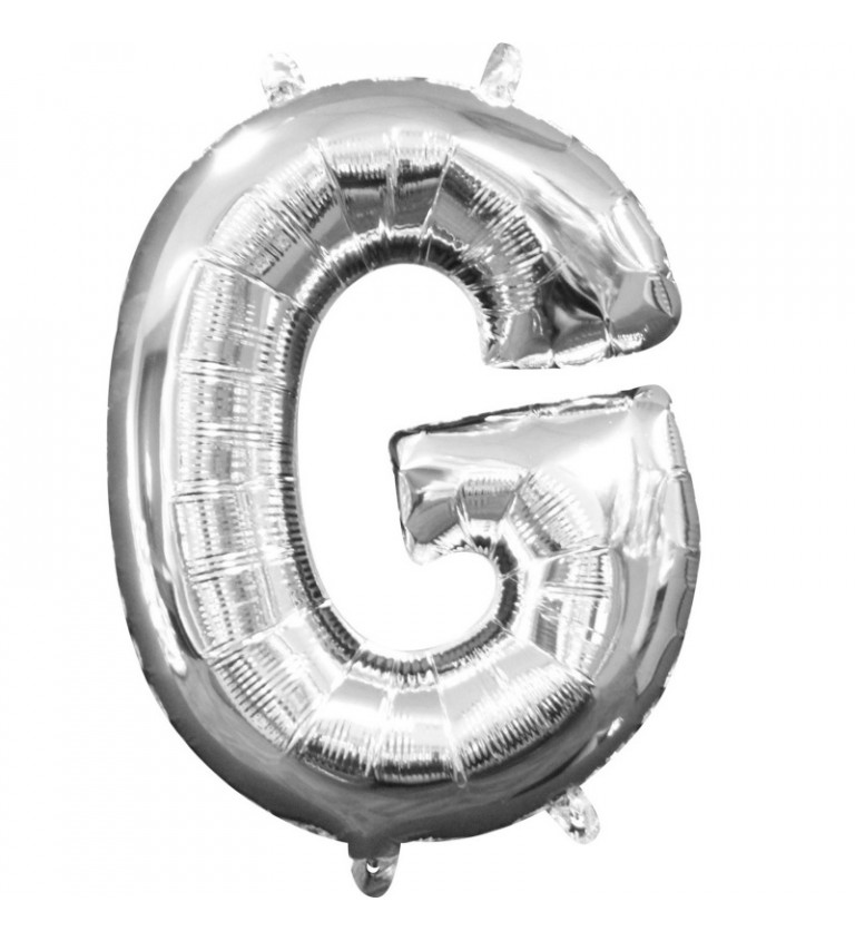 Stříbrný mini balónek G